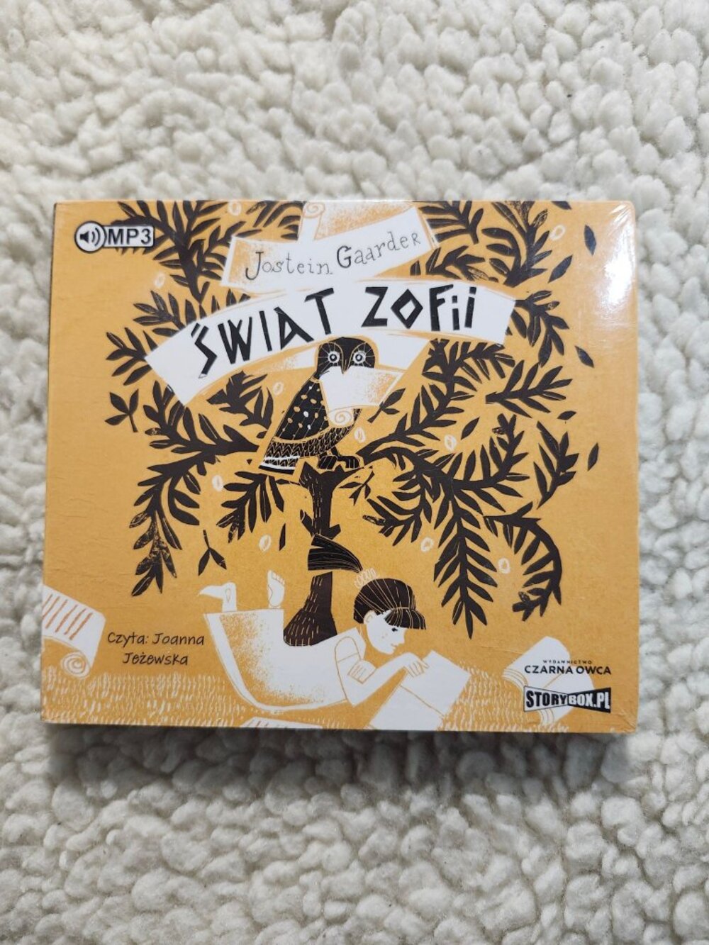 Jostein Gaarder Swiat Zofii Audiobook MP3 Polish New Sealed Czarna Owca AudioCD